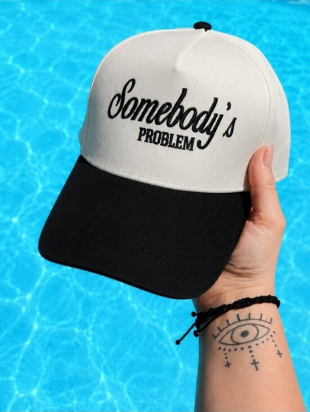 Somebody's Problem Trucker Hat – Midnight Charm
